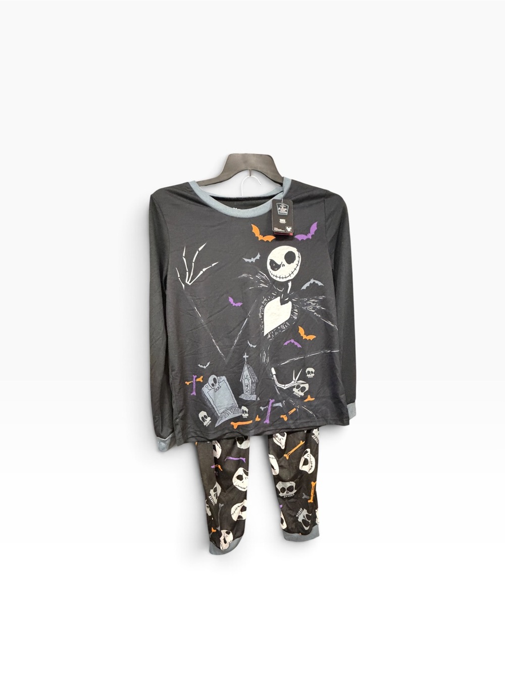 Disney Nightmare Before Christmas Jack Skellington Kids Pajama Set Medium NWT